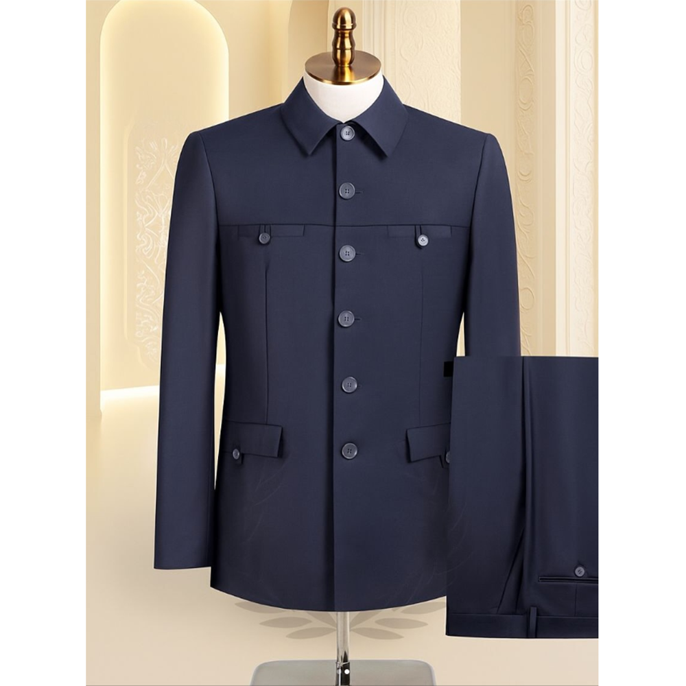 Men Formal Wear Jacket - Men's Suit Set 2 Piece Formal