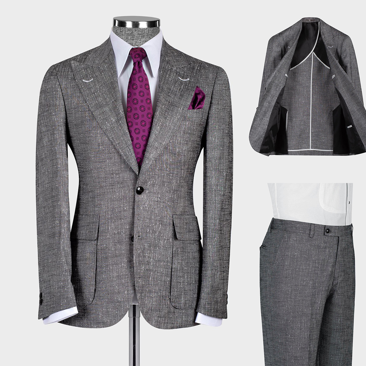 Men'S Formal Wear For Graduation - Classic Wedding Men Suits Gentleman Business
