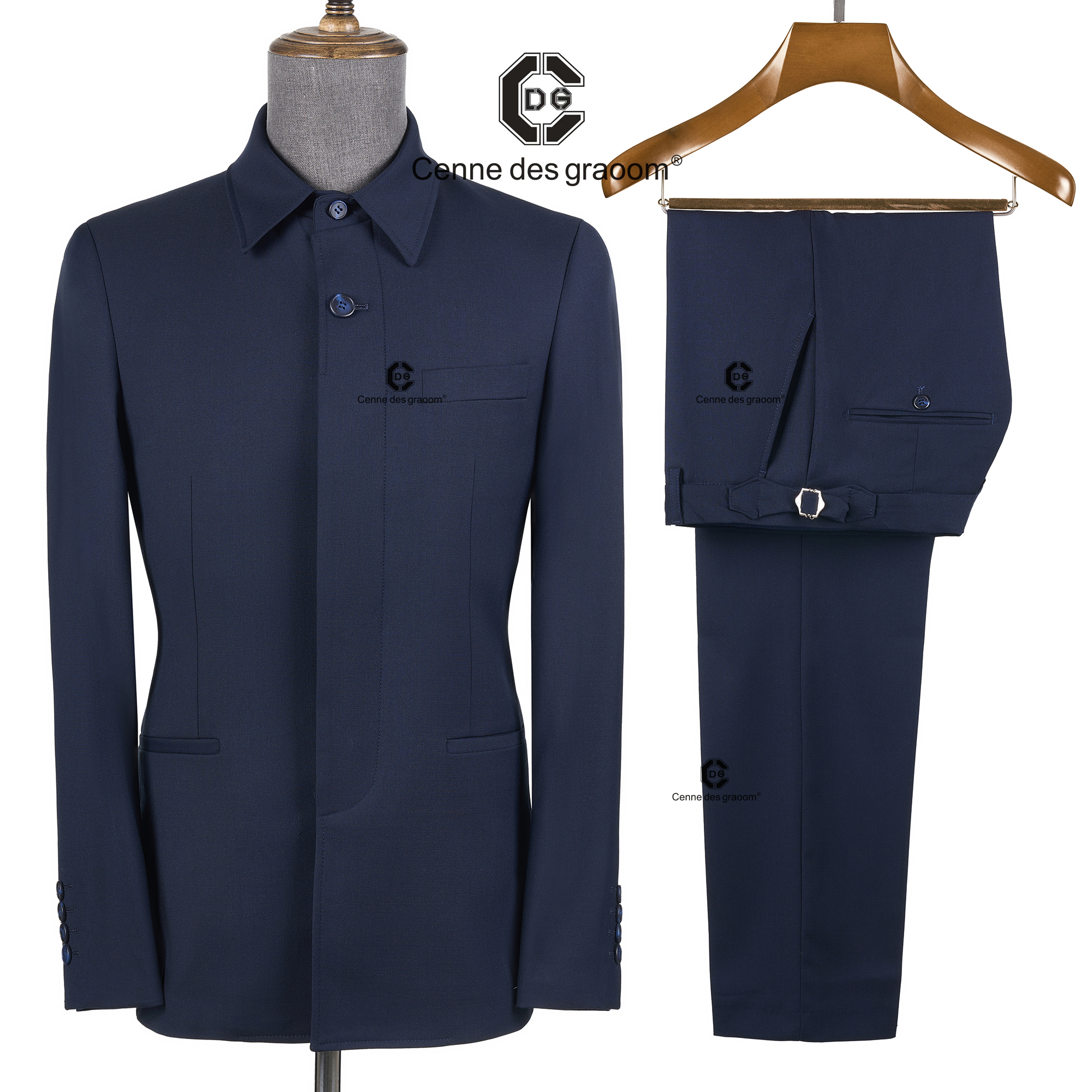 Men Formal Wear Jacket - Cenne Des Graoom 2026 Navy Blue