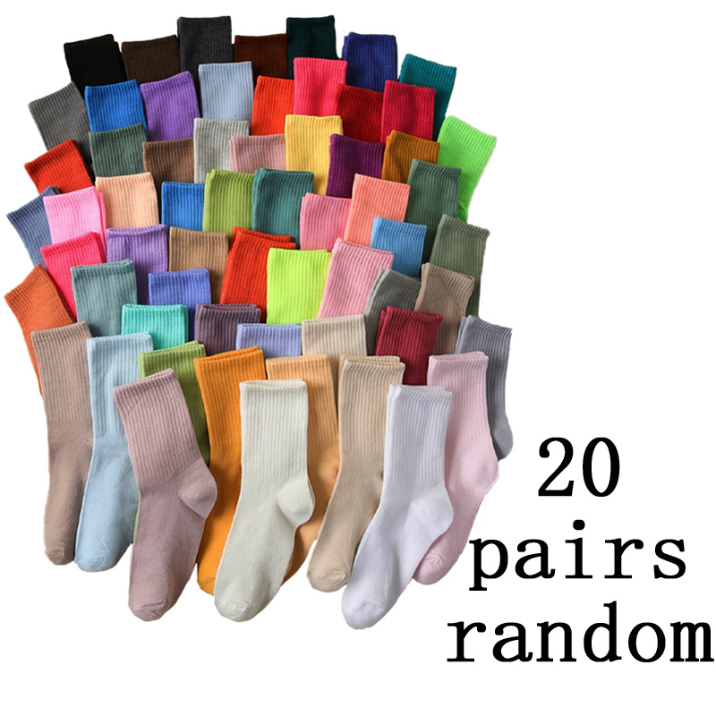 Sock Garter Men - 20 pairs of fashionable candy colored