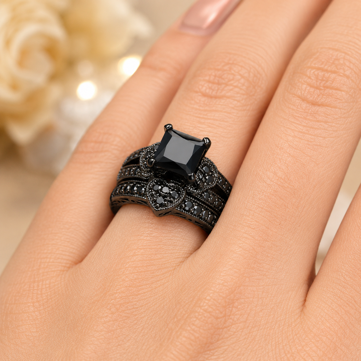 Men'S Formal Wear Jewelry - Fashion Business Men Engagement Ring Inlaid