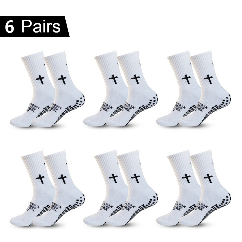 4/5/6 Pairs Anti-slip Football - Sock Garter Men บทวิจารณ์และราคา