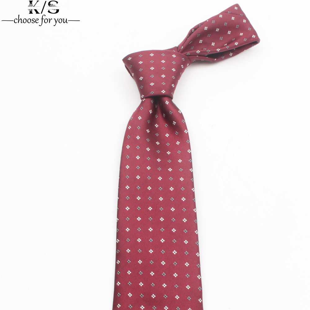 Men's Tie 8cm Stripe Dot Neckt - Men Formal Wear With Tie บทวิจารณ์และราคา