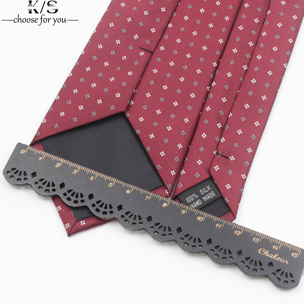 Men's Tie 8cm Stripe Dot Neckt - Men Formal Wear With Tie บทวิจารณ์และราคา