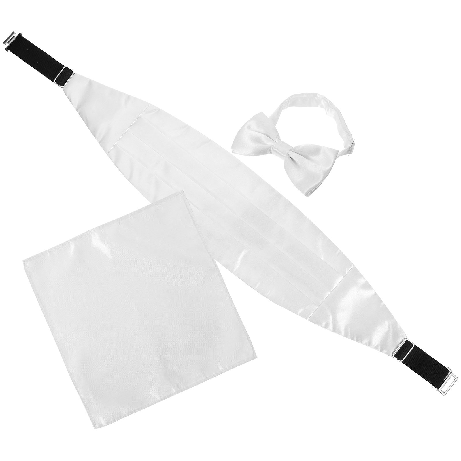 1Set Premium Satin Bow Tie Cum - Men'S Formal Wear For Graduation บทวิจารณ์และราคา
