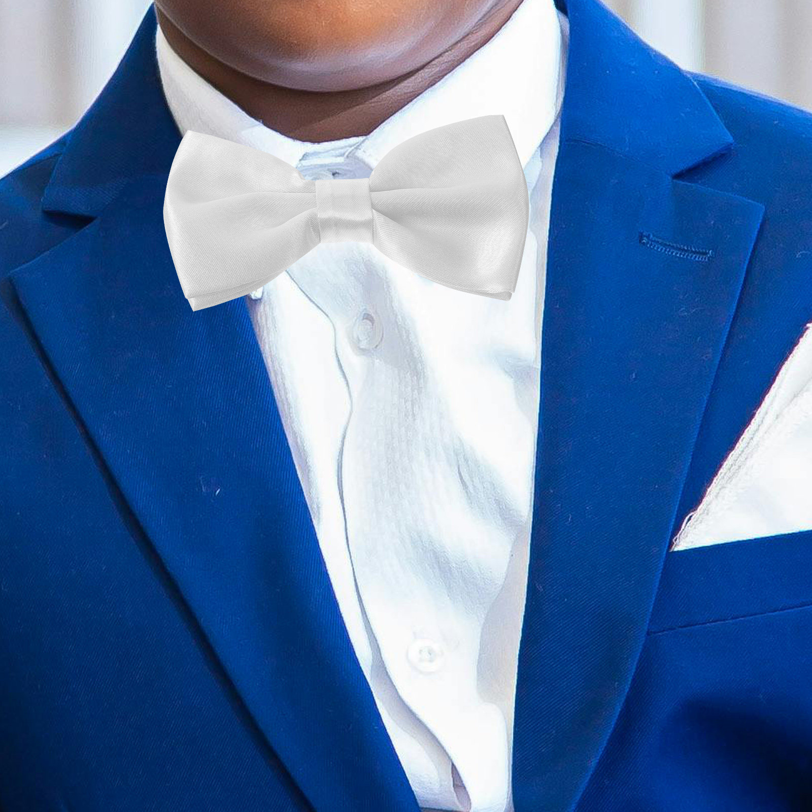 1Set Premium Satin Bow Tie Cum - Men'S Formal Wear For Graduation บทวิจารณ์และราคา