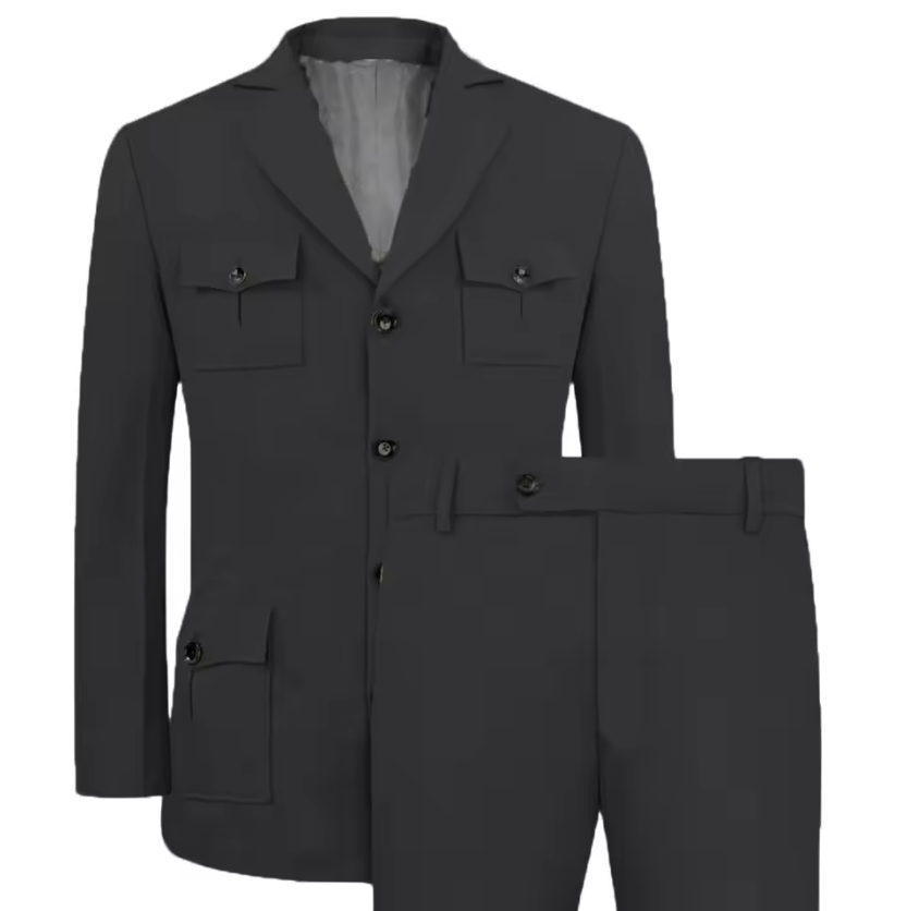 Men's Suits Jakcet Casual Khak - Khaki Formal Wear Men บทวิจารณ์และราคา