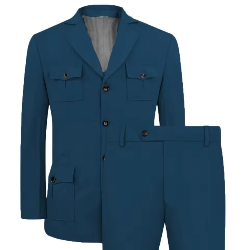 Men's Suits Jakcet Casual Khak - Khaki Formal Wear Men บทวิจารณ์และราคา