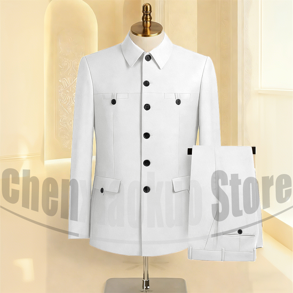 Men's Suit Set 2 Piece Formal  - Men Formal Wear Jacket บทวิจารณ์และราคา