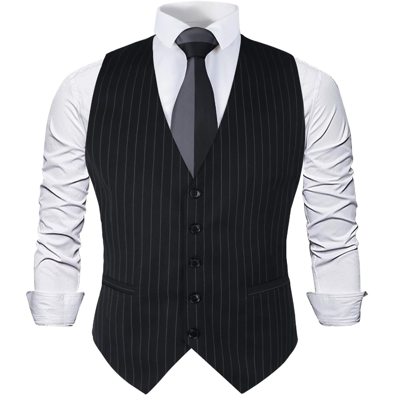 Mens Pinstripe Business Suit V - Men Formal Wear Dress บทวิจารณ์และราคา