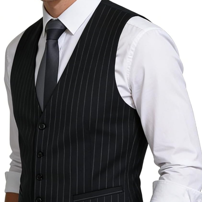 Mens Pinstripe Business Suit V - Men Formal Wear Dress บทวิจารณ์และราคา