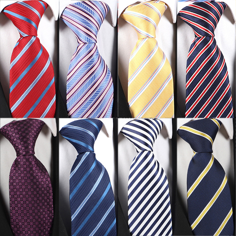 8cm New Fashion Stripes Plaid  - Men Formal Wear With Tie บทวิจารณ์และราคา
