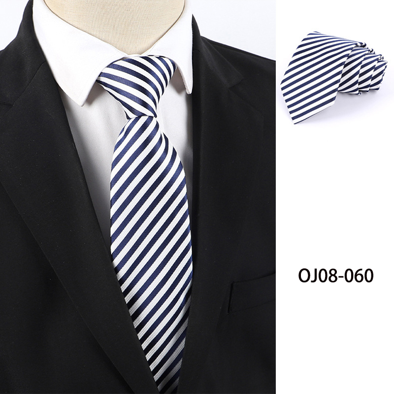 8cm New Fashion Stripes Plaid  - Men Formal Wear With Tie บทวิจารณ์และราคา