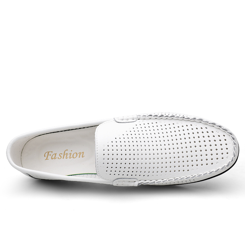 Men's Slip-On Perforated Drivi - Men Formal Wear Shoes บทวิจารณ์และราคา
