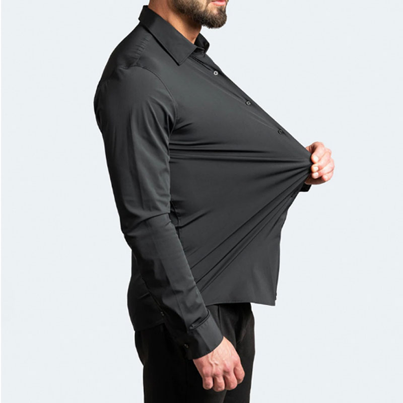 6XL Men's fashion long-sleeved - Men Formal Wear In Summer บทวิจารณ์และราคา