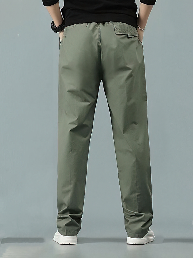 100% Cotton Straight Casual Pa - Men Formal Wear In Summer บทวิจารณ์และราคา