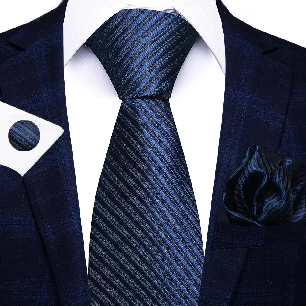 High-grade Polyester Silk Tie  - Men Formal Wear With Scarf บทวิจารณ์และราคา