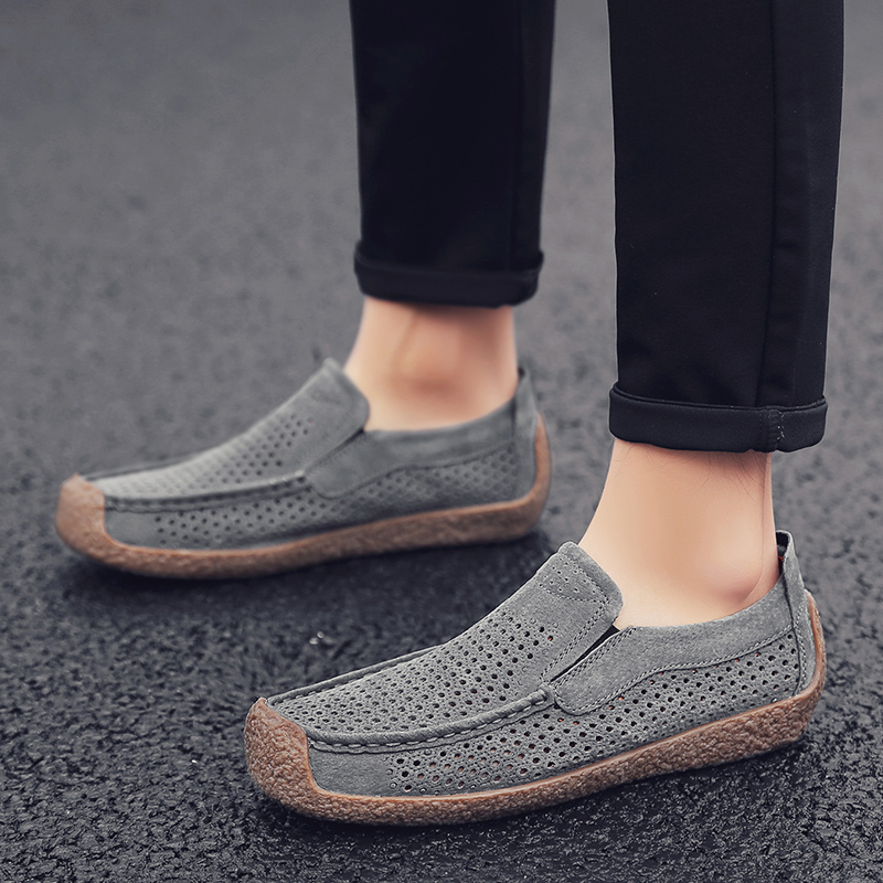 Men Loafers High-quality Slip  - Men Formal Wear Shoes บทวิจารณ์และราคา