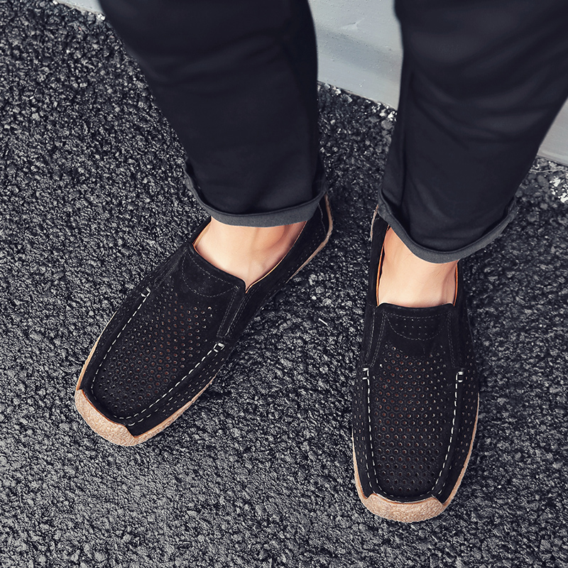 Men Loafers High-quality Slip  - Men Formal Wear Shoes บทวิจารณ์และราคา