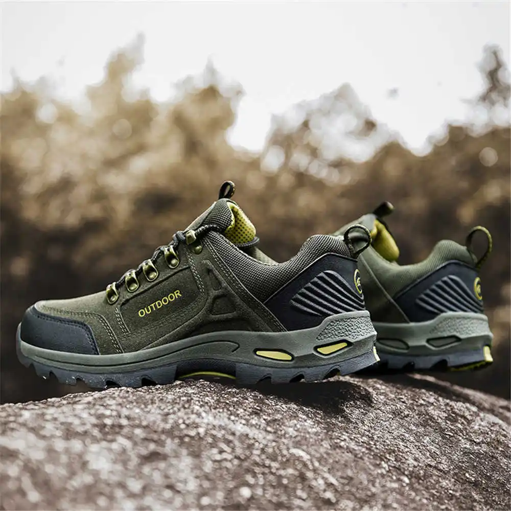 Non-slip Lace Up Hiking Tennis - Khaki Formal Wear Men บทวิจารณ์และราคา