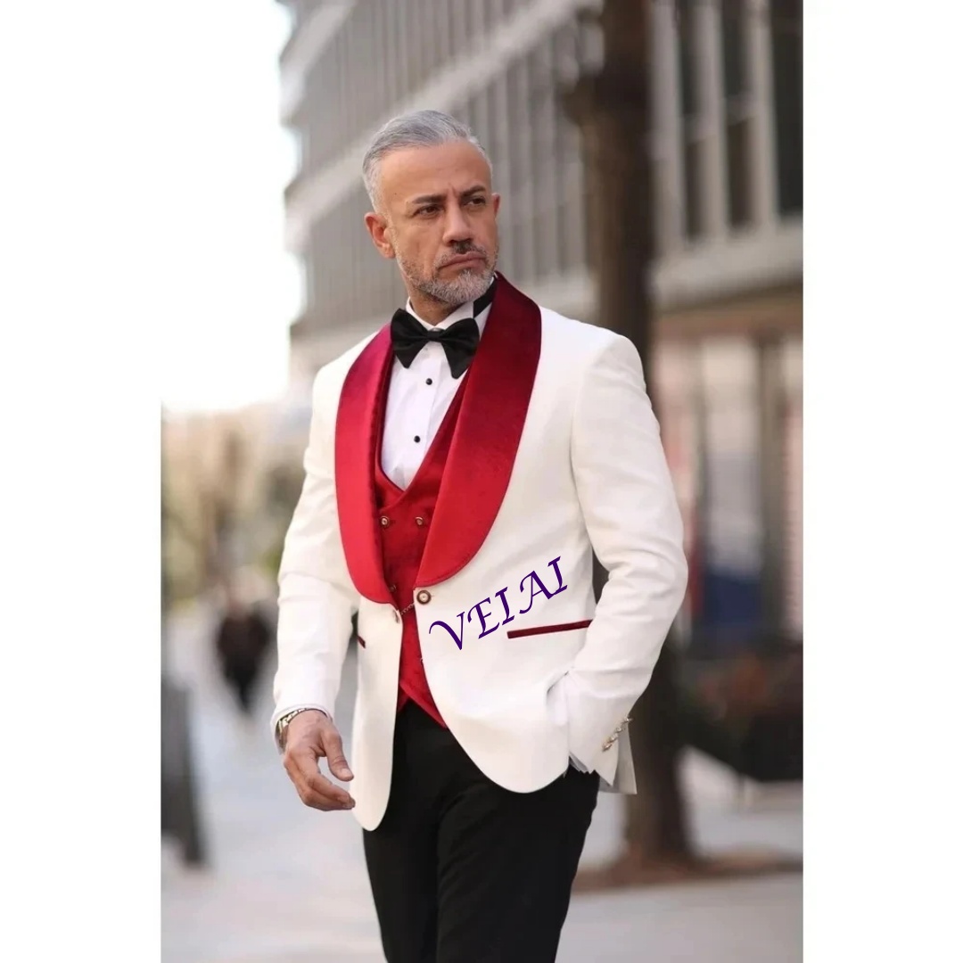 CustomizedMen Wedding Tuxedos  - Men Formal Wear Jacket บทวิจารณ์และราคา