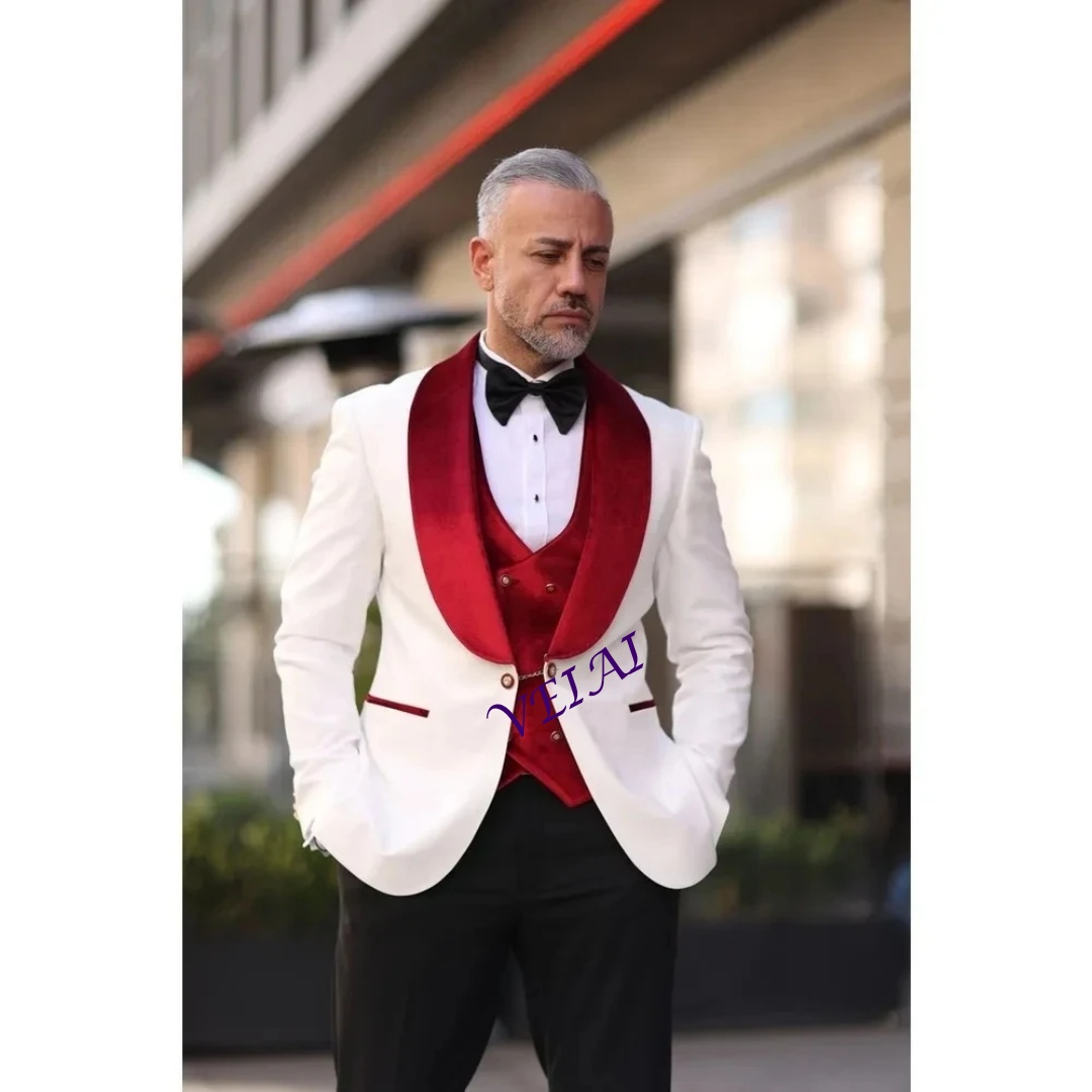 CustomizedMen Wedding Tuxedos  - Men Formal Wear Jacket บทวิจารณ์และราคา