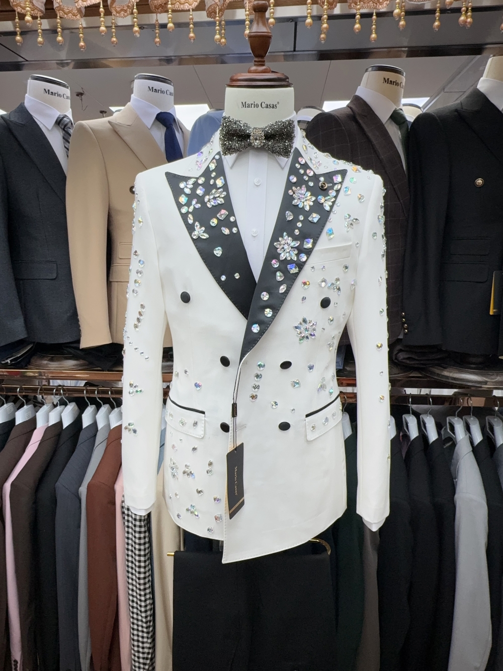 2025 Sparkly In Stock Crystals - Men Formal Wear Jacket บทวิจารณ์และราคา