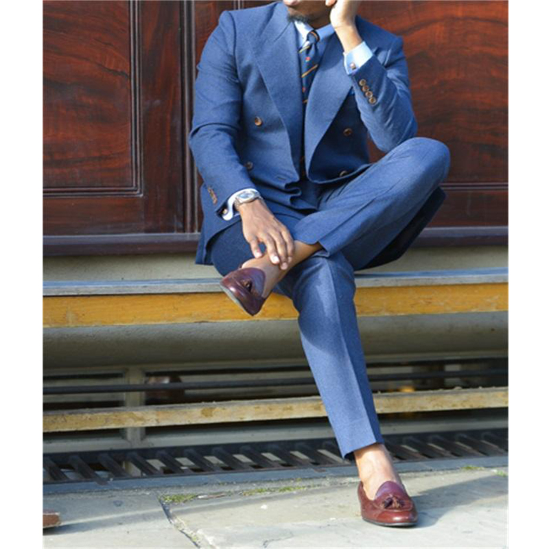 Dark Blue Formal Mens Suits Tw - Men Formal Wear Jacket บทวิจารณ์และราคา
