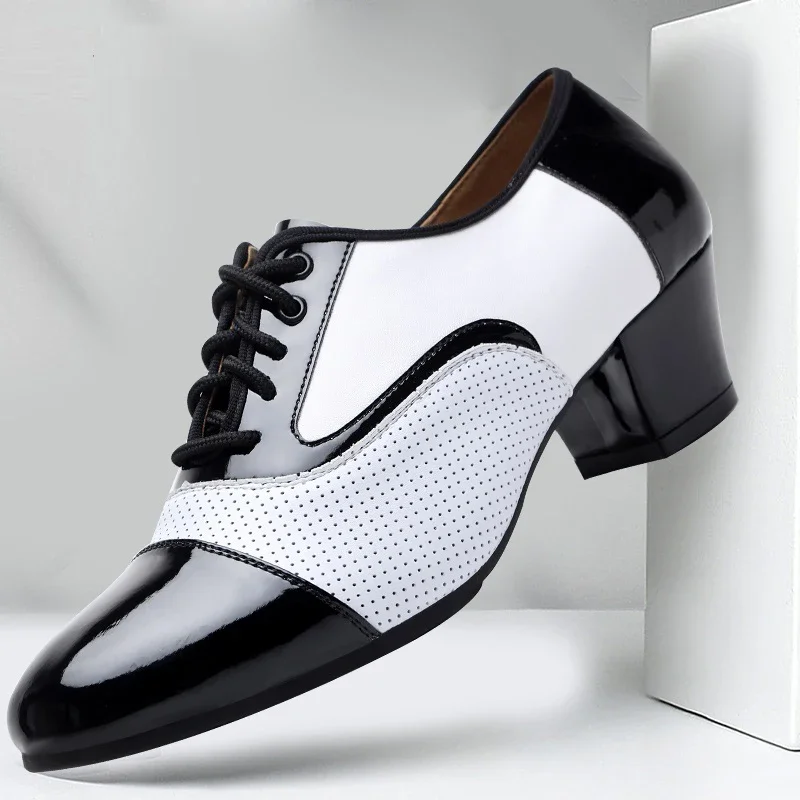 Modern Dance Shoes For Men Sof - Men Formal Wear Shoes บทวิจารณ์และราคา