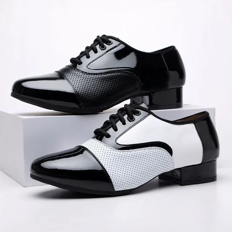 Modern Dance Shoes For Men Sof - Men Formal Wear Shoes บทวิจารณ์และราคา