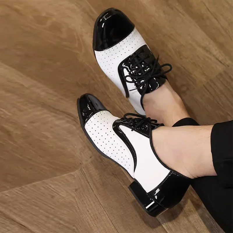 Modern Dance Shoes For Men Sof - Men Formal Wear Shoes บทวิจารณ์และราคา