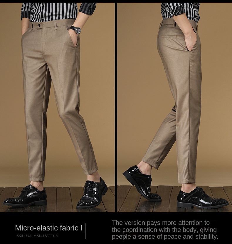 Summer Suit Pants Men Red Blac - Men Formal Wear In Summer บทวิจารณ์และราคา