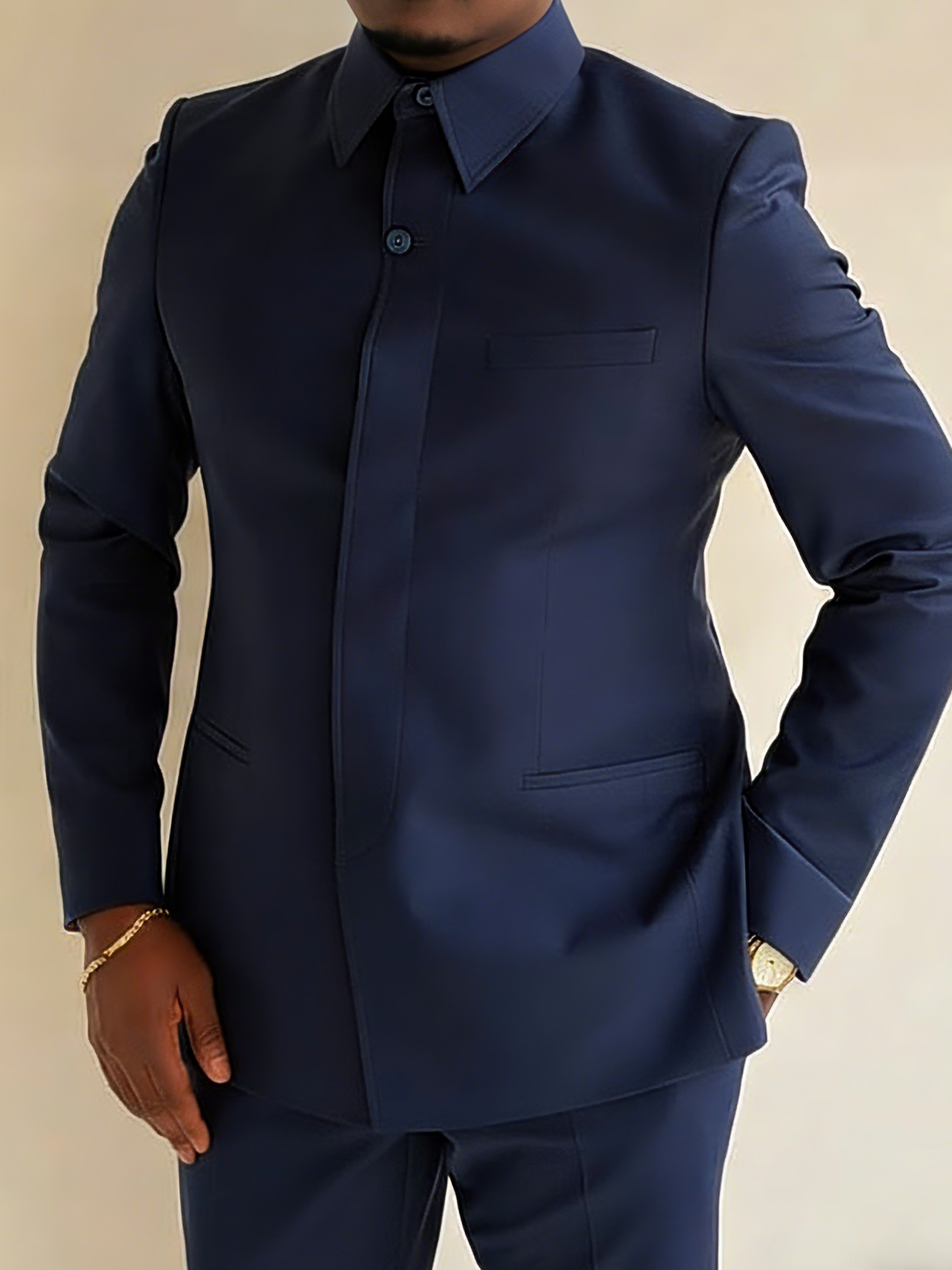 Cenne Des Graoom 2026 Navy Blu - Men Formal Wear Jacket บทวิจารณ์และราคา