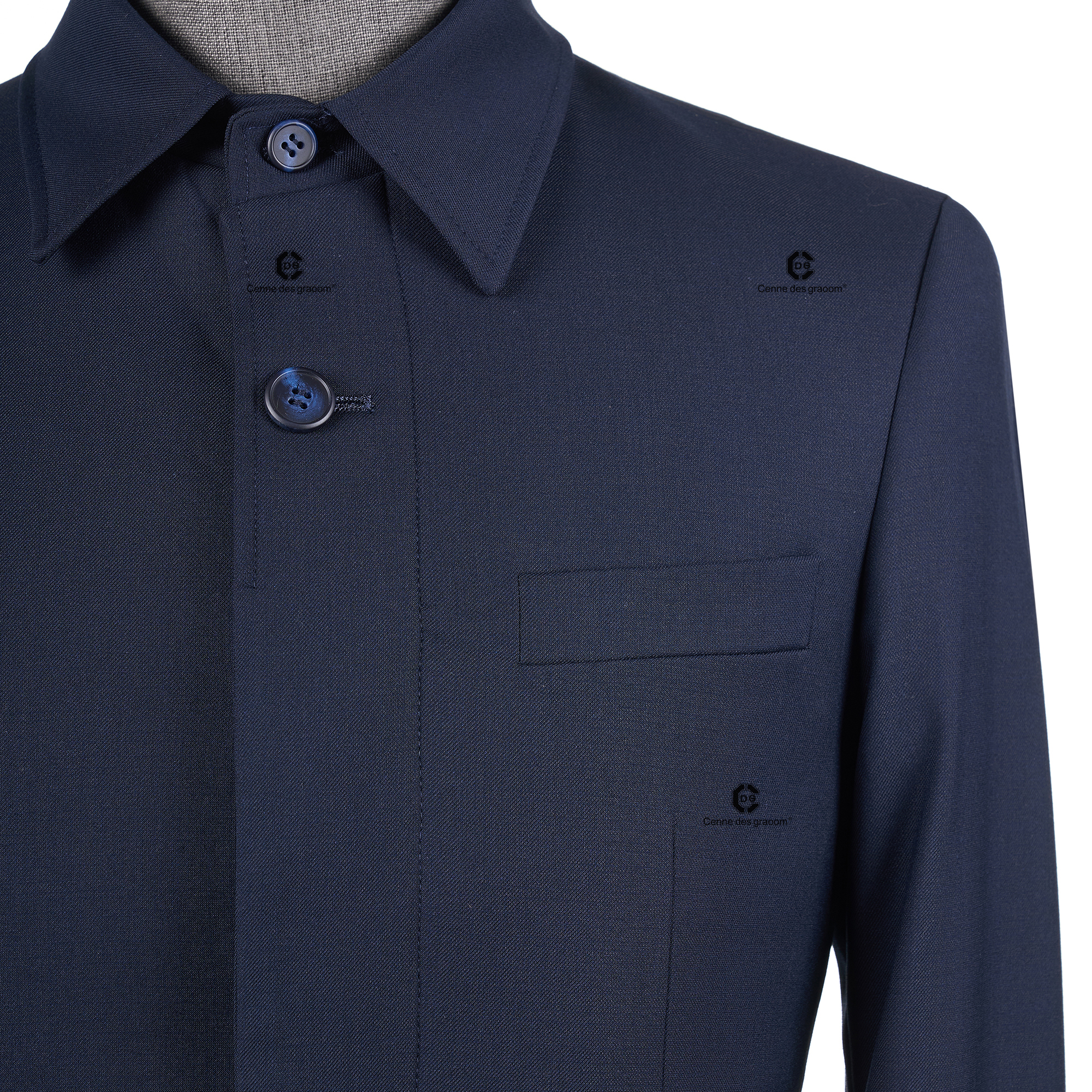 Cenne Des Graoom 2026 Navy Blu - Men Formal Wear Jacket บทวิจารณ์และราคา