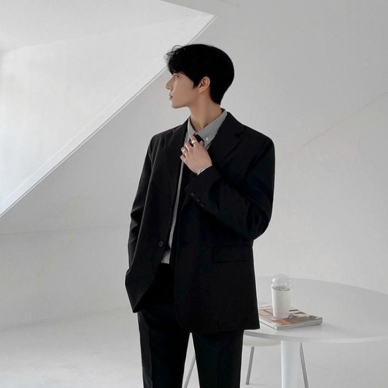 Premium Men's Blazer Suit Set  - Men'S Formal Wear For Graduation บทวิจารณ์และราคา