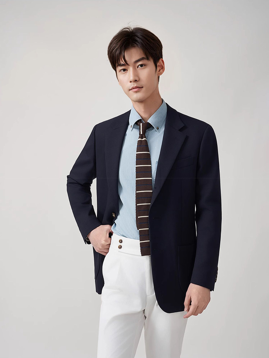 Men's 50% Wool Blazer for Teen - Men'S Formal Wear For Graduation บทวิจารณ์และราคา