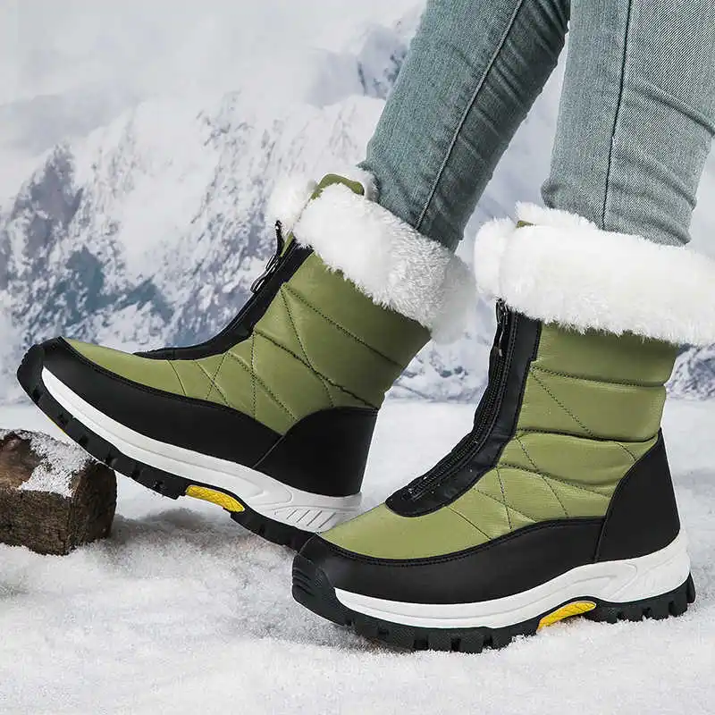Women's Boot Sneakers Walking  - Khaki Formal Wear Men บทวิจารณ์และราคา