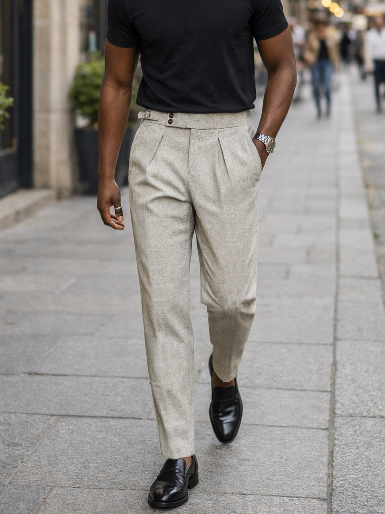 2026 Summer Linen Solid Color  - Men Formal Wear Without Suit บทวิจารณ์และราคา