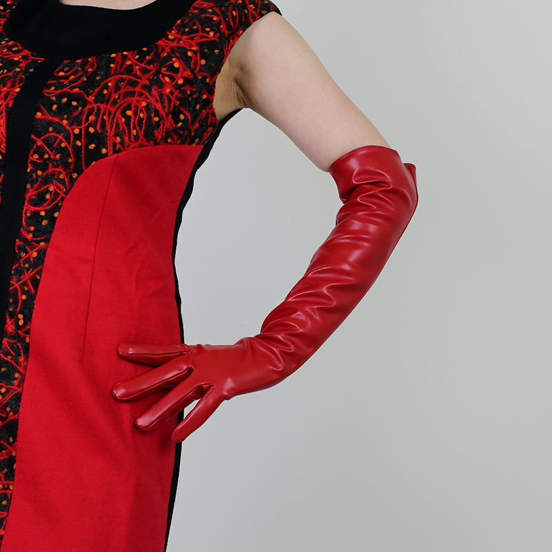 Women's Fashion Sexy Wide Slee - Formal Glove Leather บทวิจารณ์และราคา