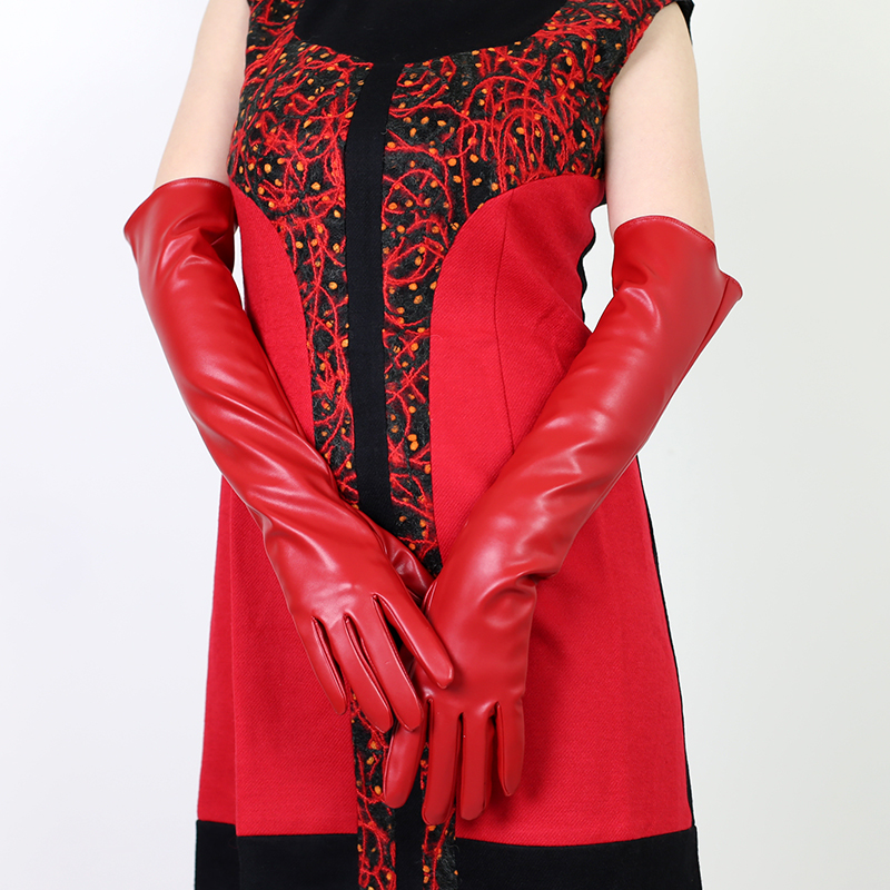 Women's Fashion Sexy Wide Slee - Formal Glove Leather บทวิจารณ์และราคา