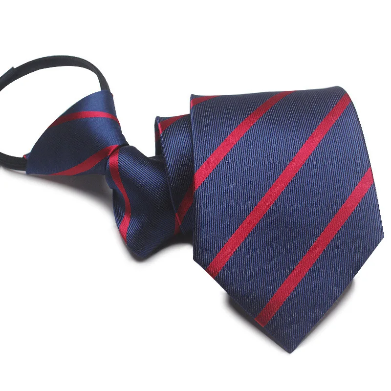 Men's Tie 8CM Zipper Ties 7cm  - Men Formal Wear With Tie บทวิจารณ์และราคา