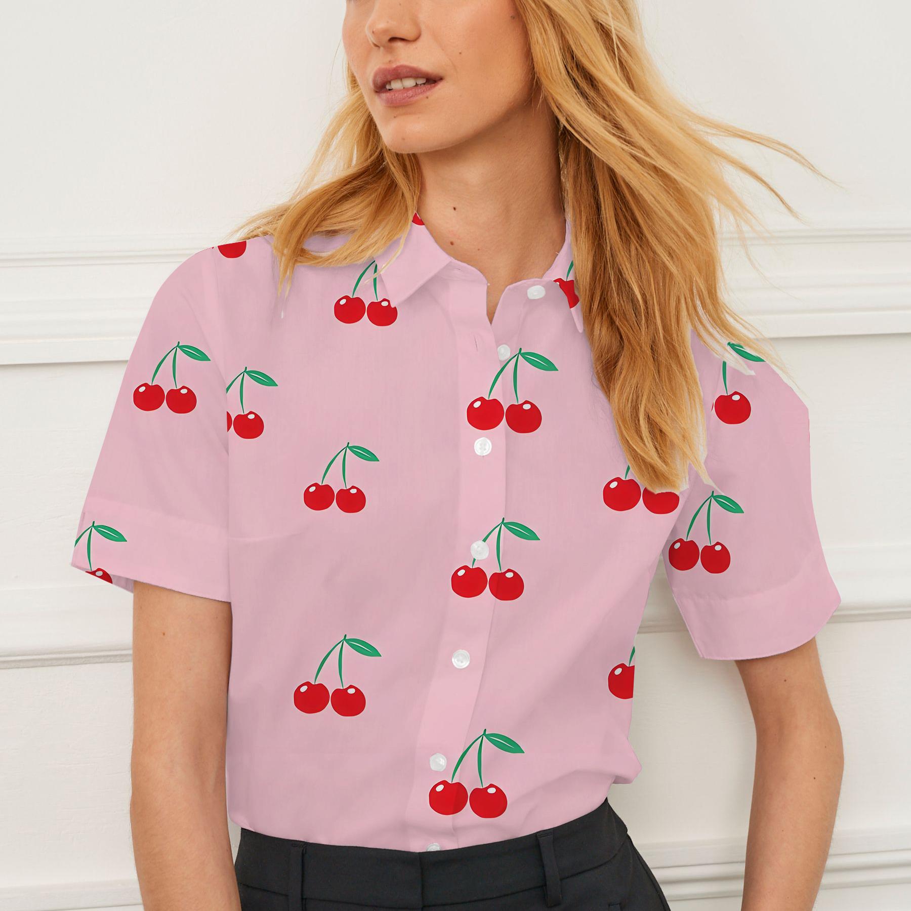 Summer women's 3D Print Shirt  - Men Formal Wear In Summer บทวิจารณ์และราคา