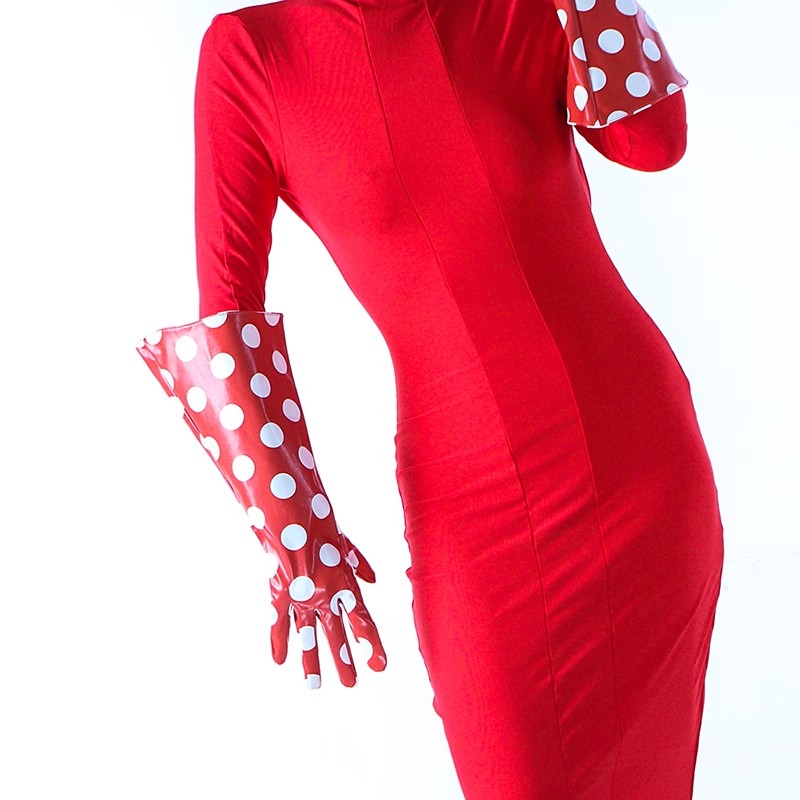 Women's Fashion PU Leather Wid - Formal Glove Leather บทวิจารณ์และราคา