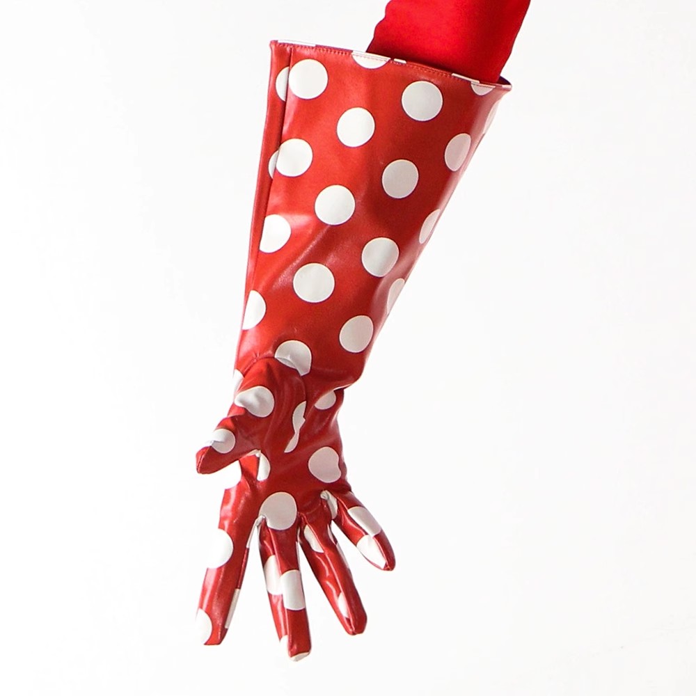 Women's Fashion PU Leather Wid - Formal Glove Leather บทวิจารณ์และราคา