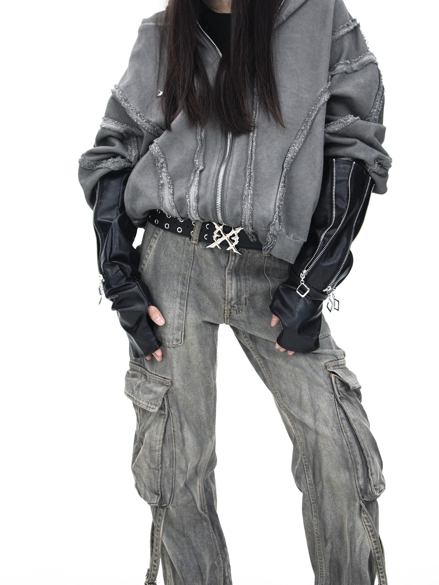 Women's Fashion PU Leather Zip - Formal Glove Leather บทวิจารณ์และราคา