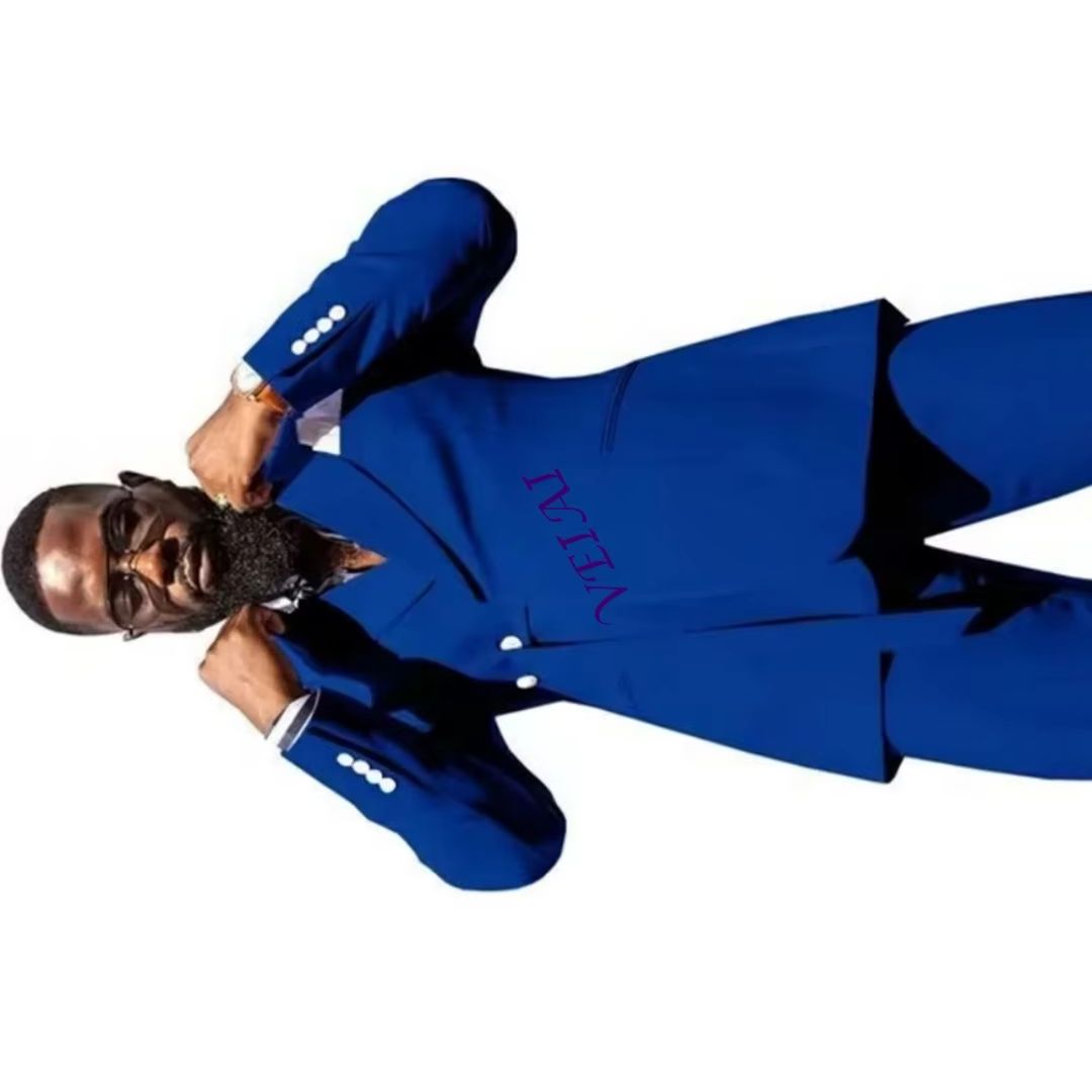 CustomizedChic Blue 3-Piece Me - Men Formal Wear Jacket บทวิจารณ์และราคา