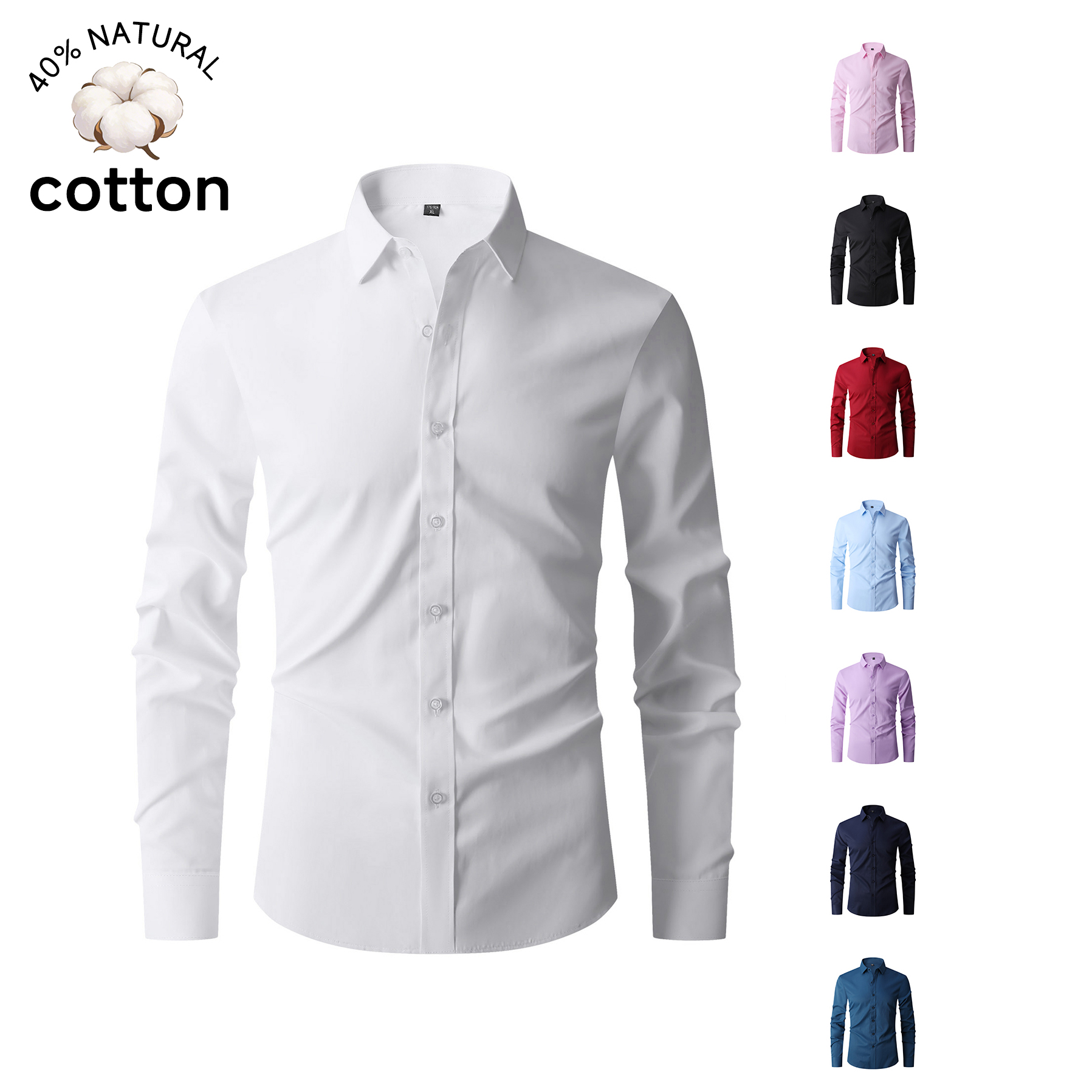 Good Quality Summer Cotton Men - Men Formal Wear In Summer บทวิจารณ์และราคา