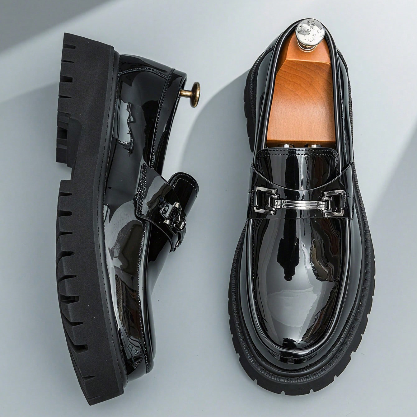 Fashion Classic Thick Sole Men - Men Formal Wear Shoes บทวิจารณ์และราคา