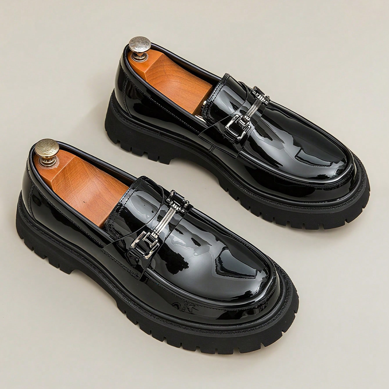 Fashion Classic Thick Sole Men - Men Formal Wear Shoes บทวิจารณ์และราคา