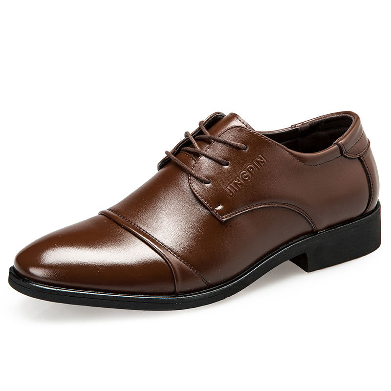Large-sized men's leather shoe - Men Formal Wear Dress บทวิจารณ์และราคา